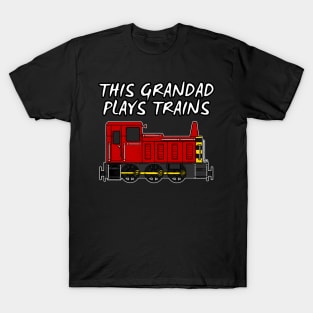 Father's Day Train, This Grandad Plays Trains T-Shirt